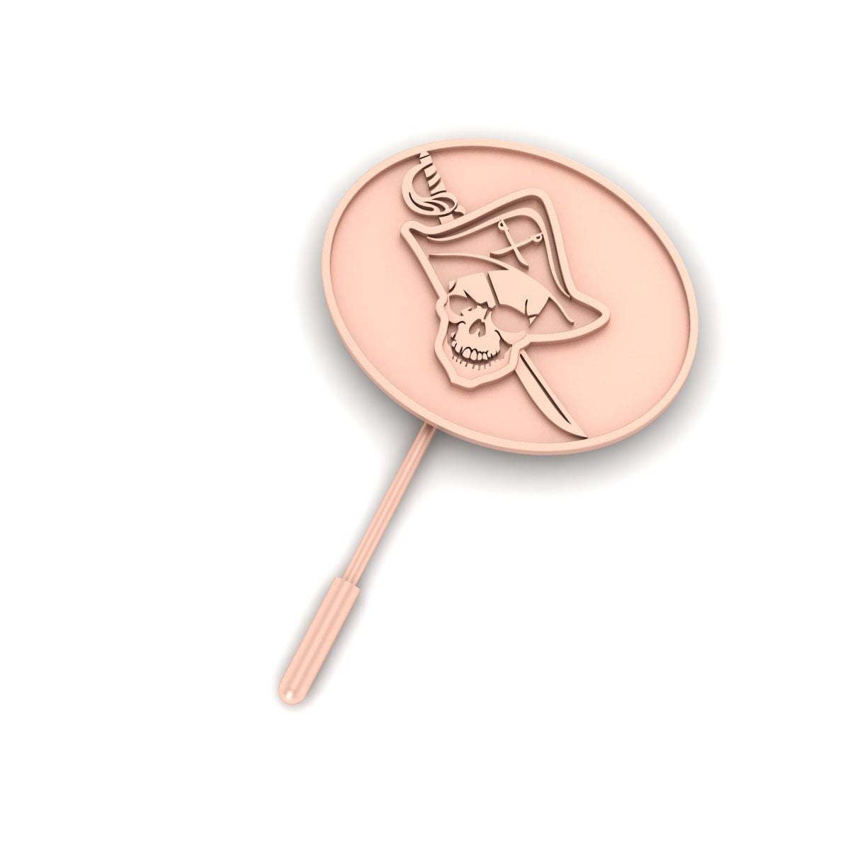 PIRATE SKULL LAPEL PIN