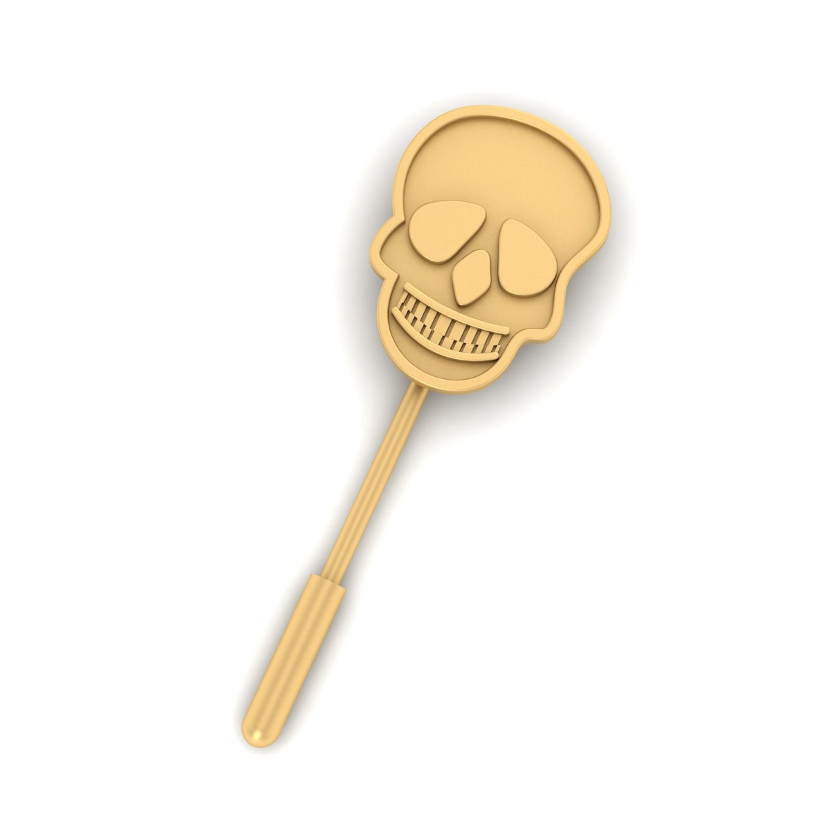 LAUGHING SKULL LAPEL PIN