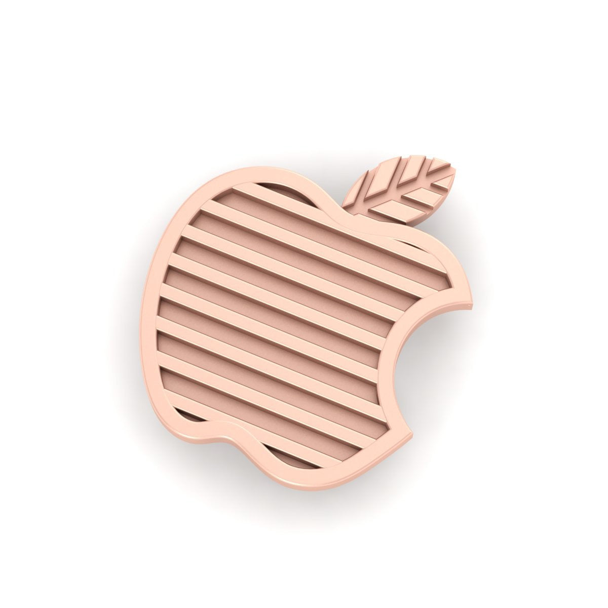 GOLD BITTEN APPLE PIN