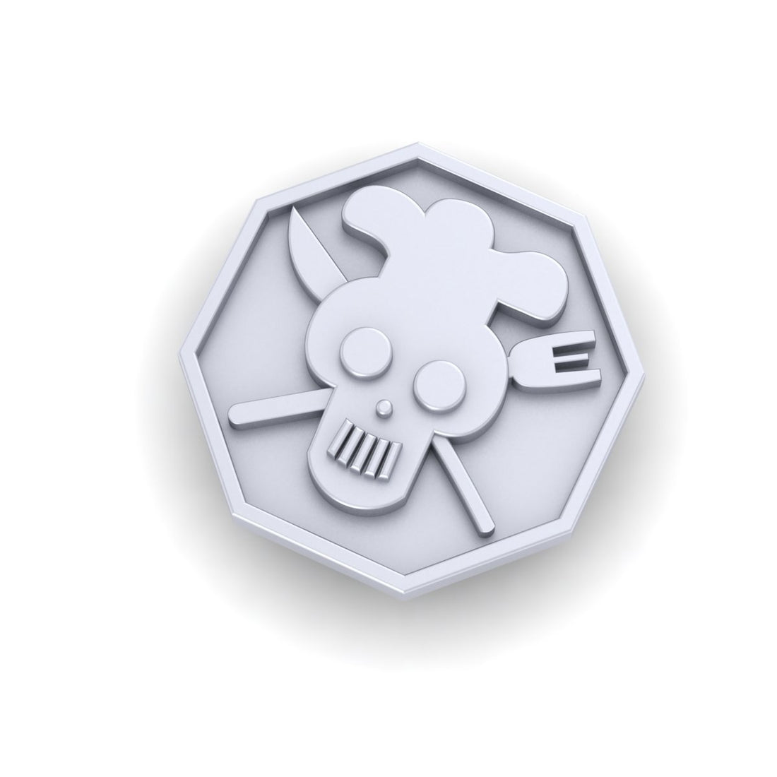 FORK AND KNIFE CHEF BADGE