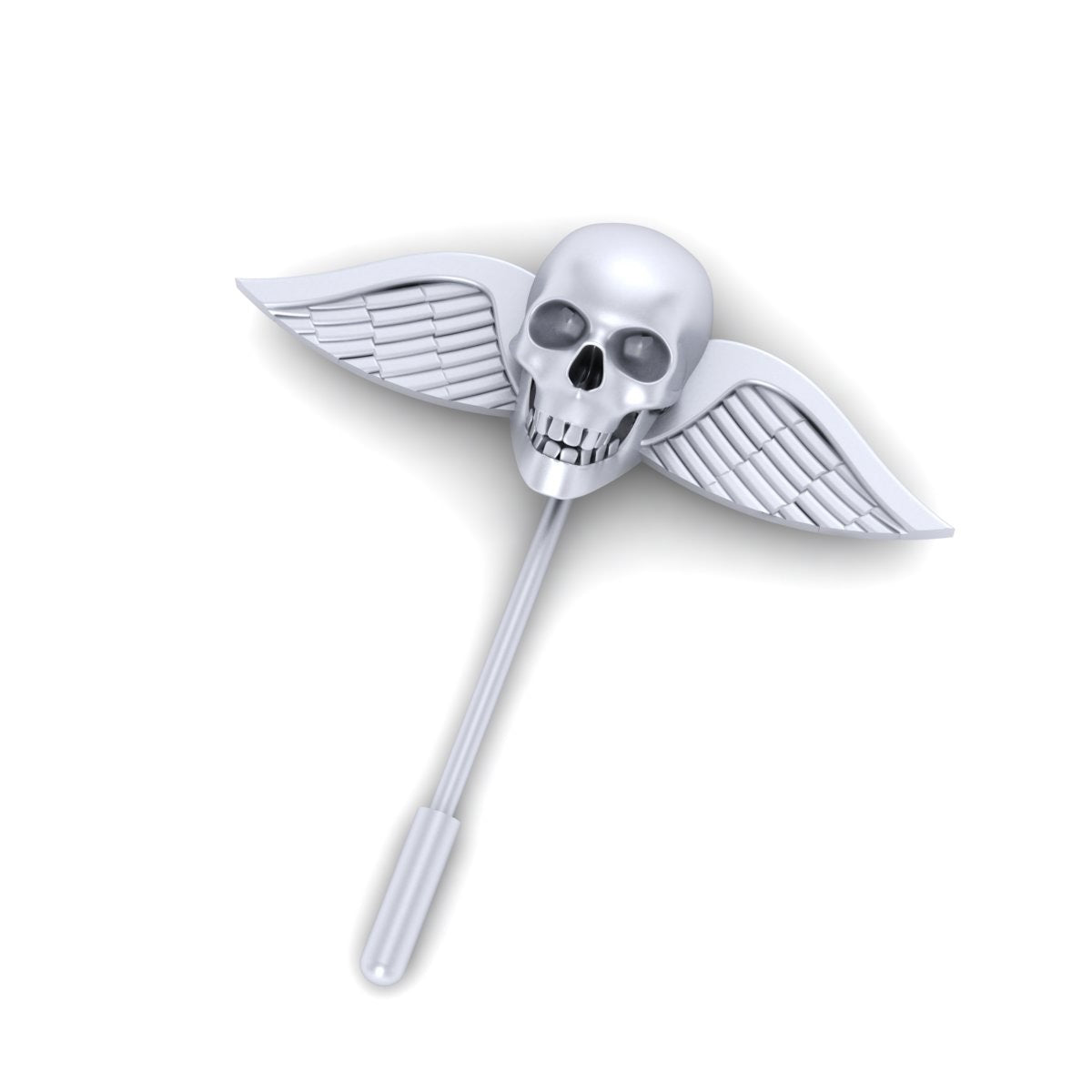 WINGED SKULL LAPEL PIN
