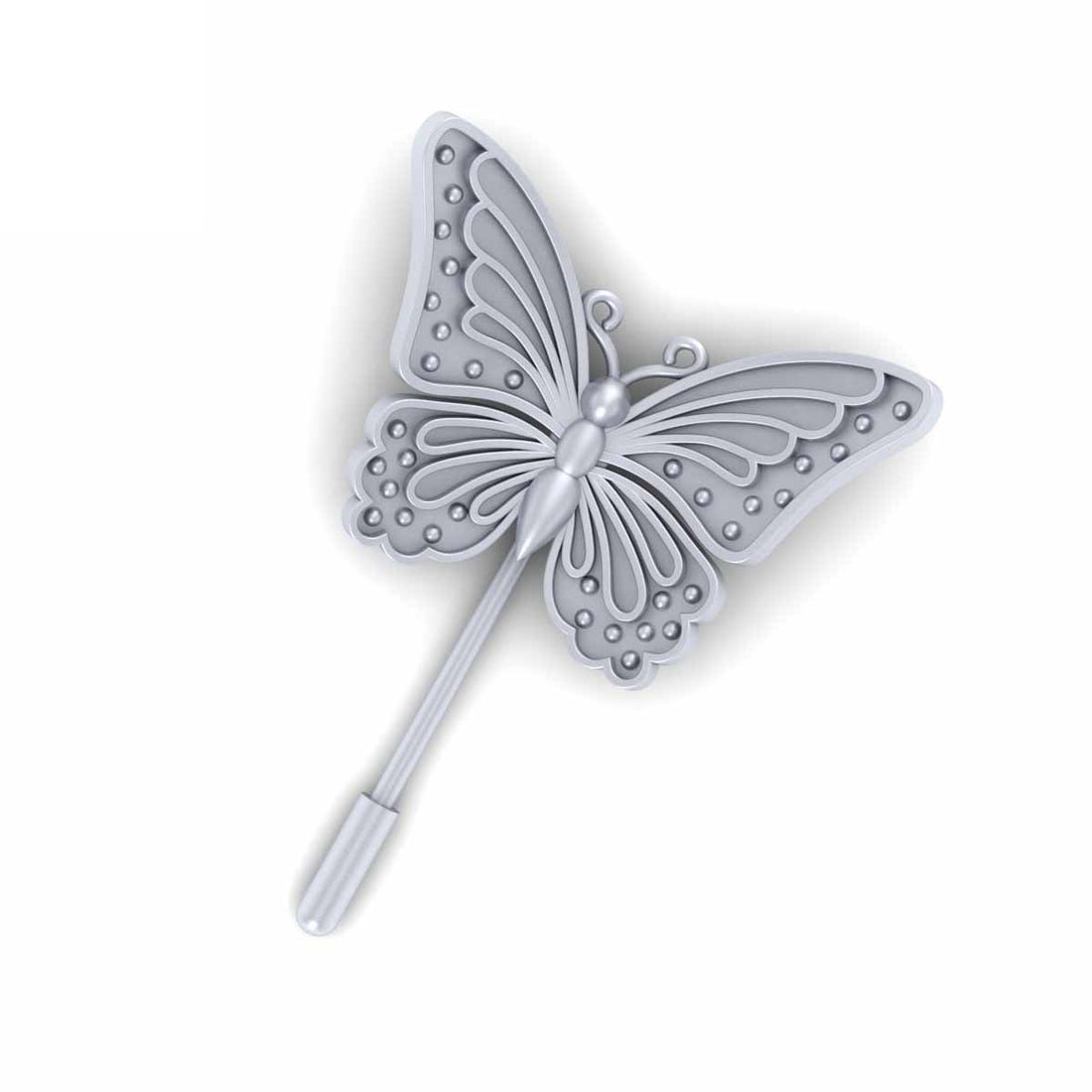 GOLD BUTTERFLY LAPEL PIN