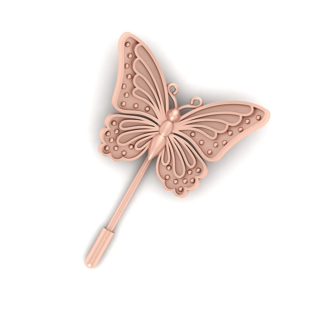 GOLD BUTTERFLY LAPEL PIN
