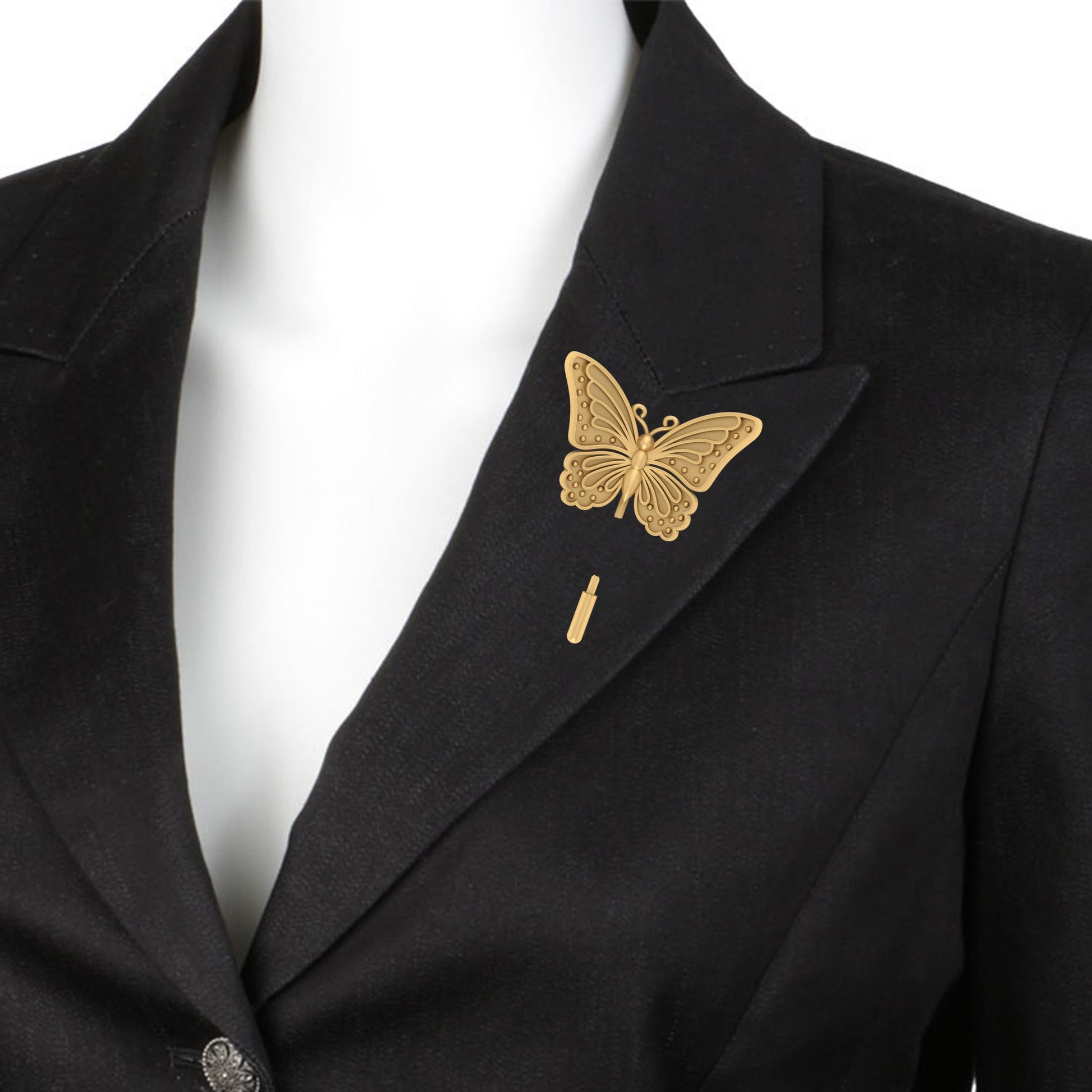 BUTTERFLY LAPEL PIN
