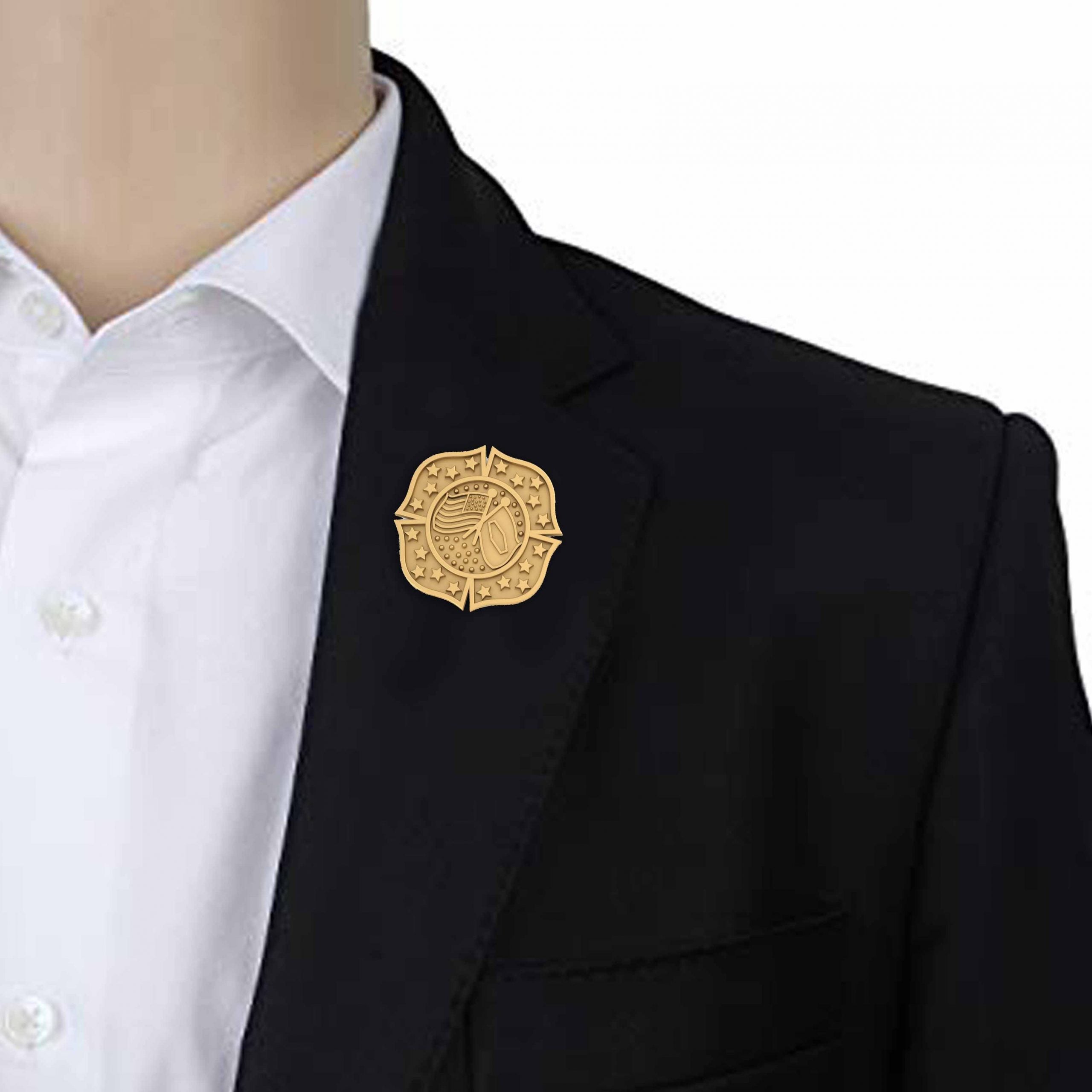 STERLING SILVER LAPEL PIN
