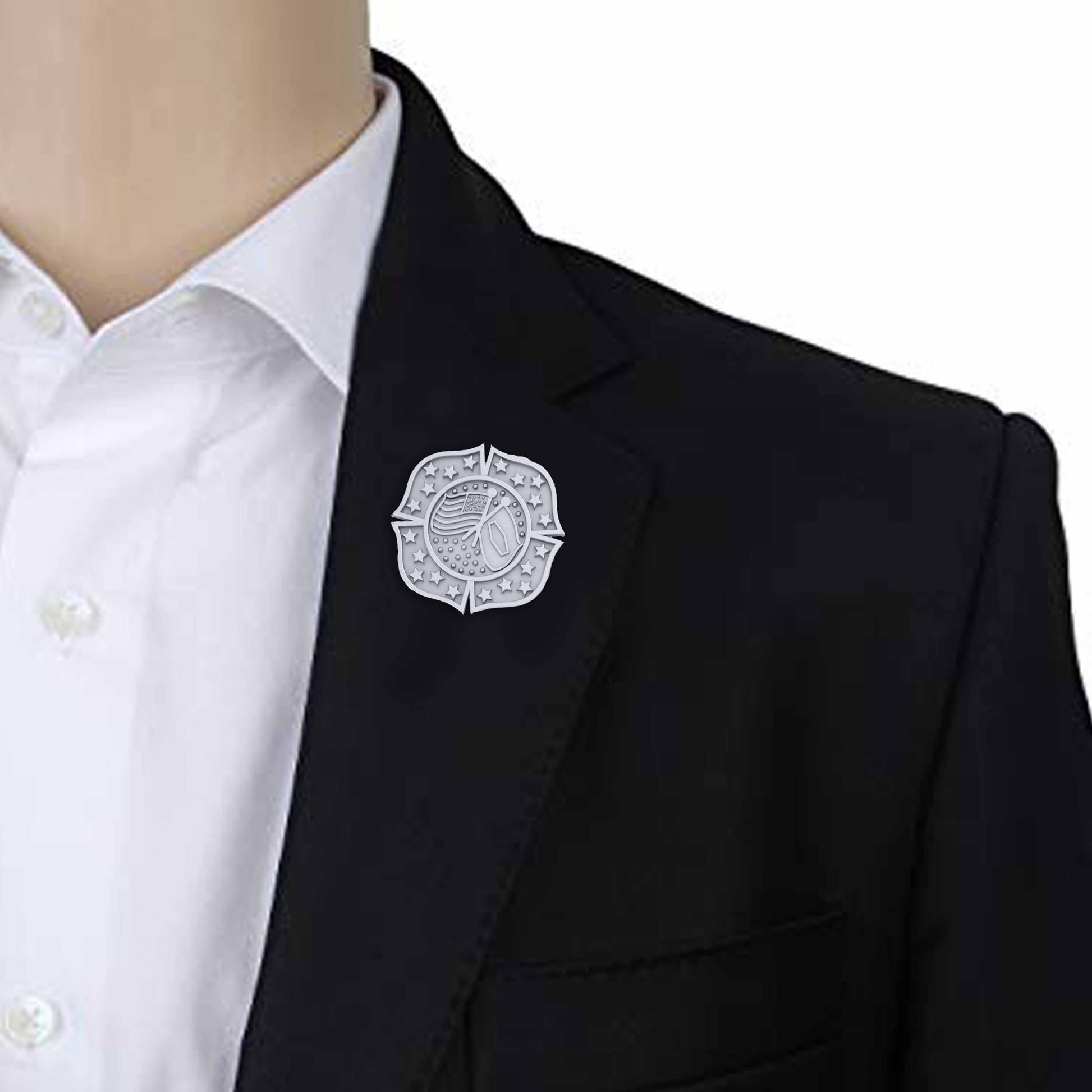 STERLING SILVER LAPEL PIN