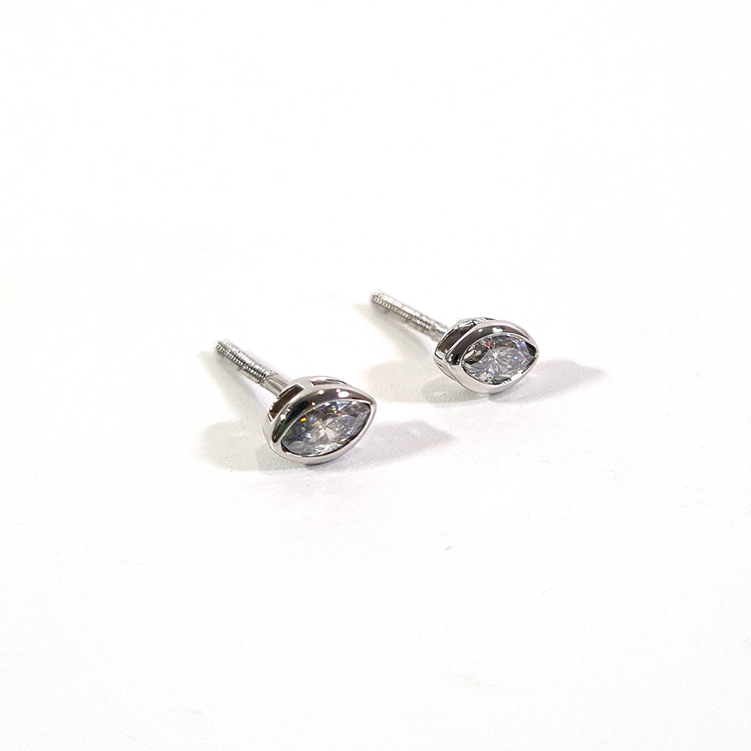 MARQUISE DIAMOND STUD EARRINGS