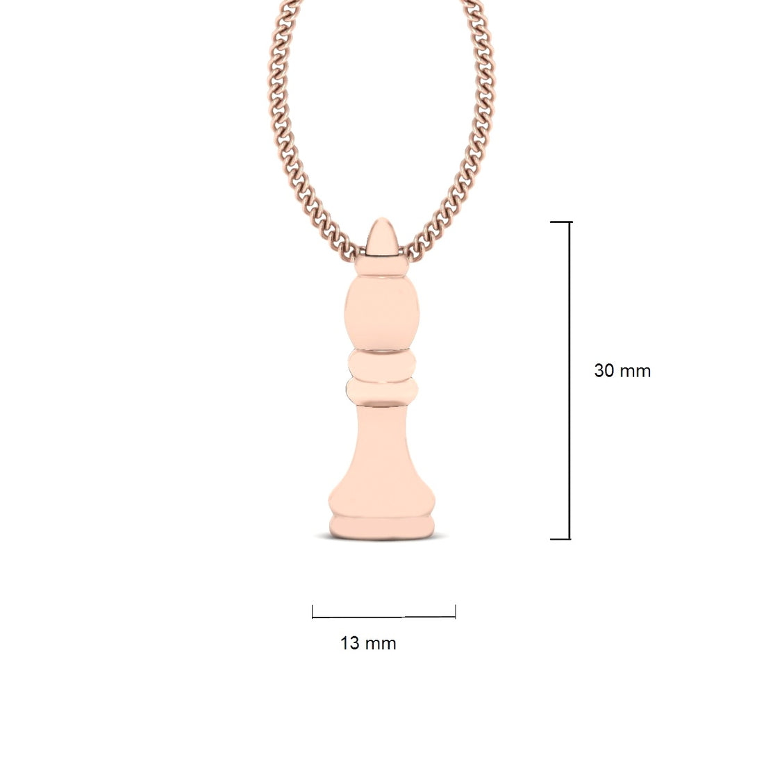 CHESS PIECE QUEEN PENDANT