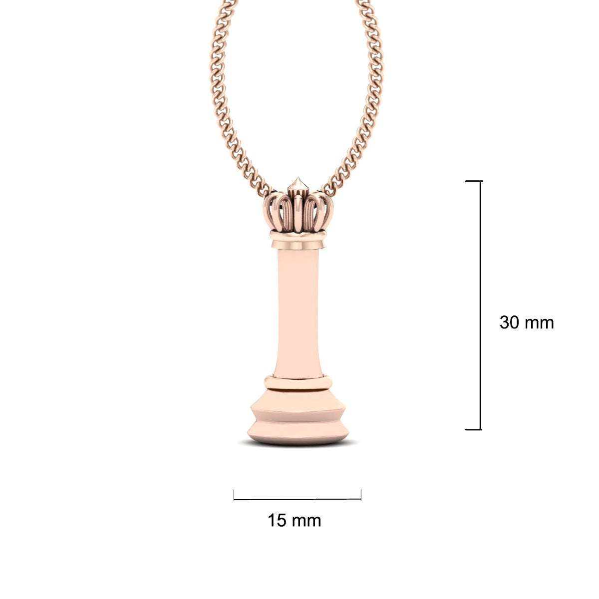 CHESS PIECE KING PENDANT