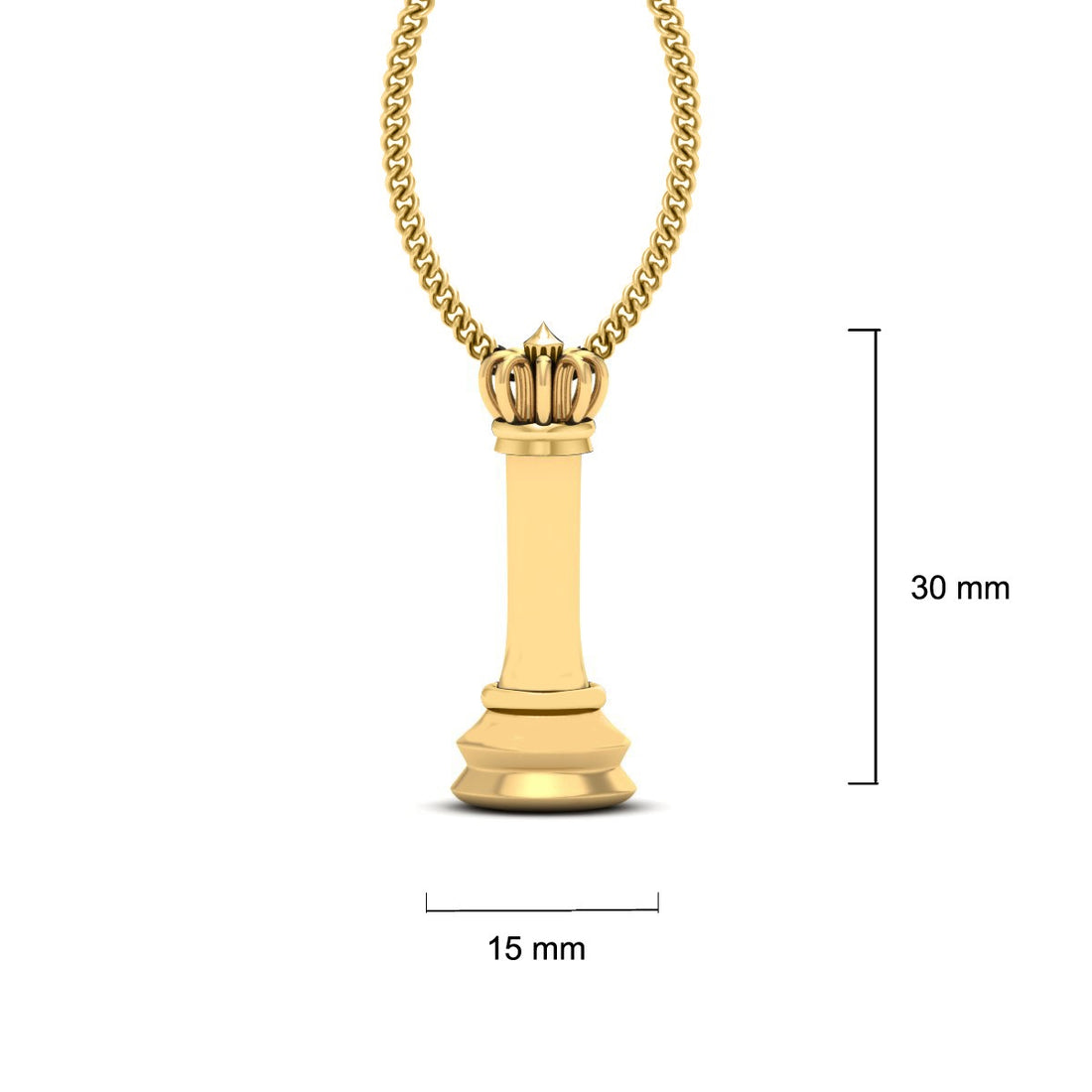 CHESS PIECE KING PENDANT