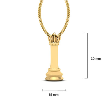 CHESS PIECE KING PENDANT
