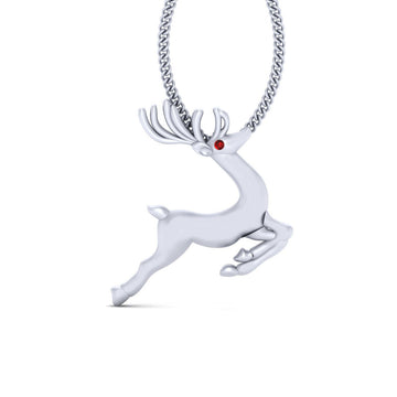 CHRISTMAS REINDEER PENDANT JEWELRY
