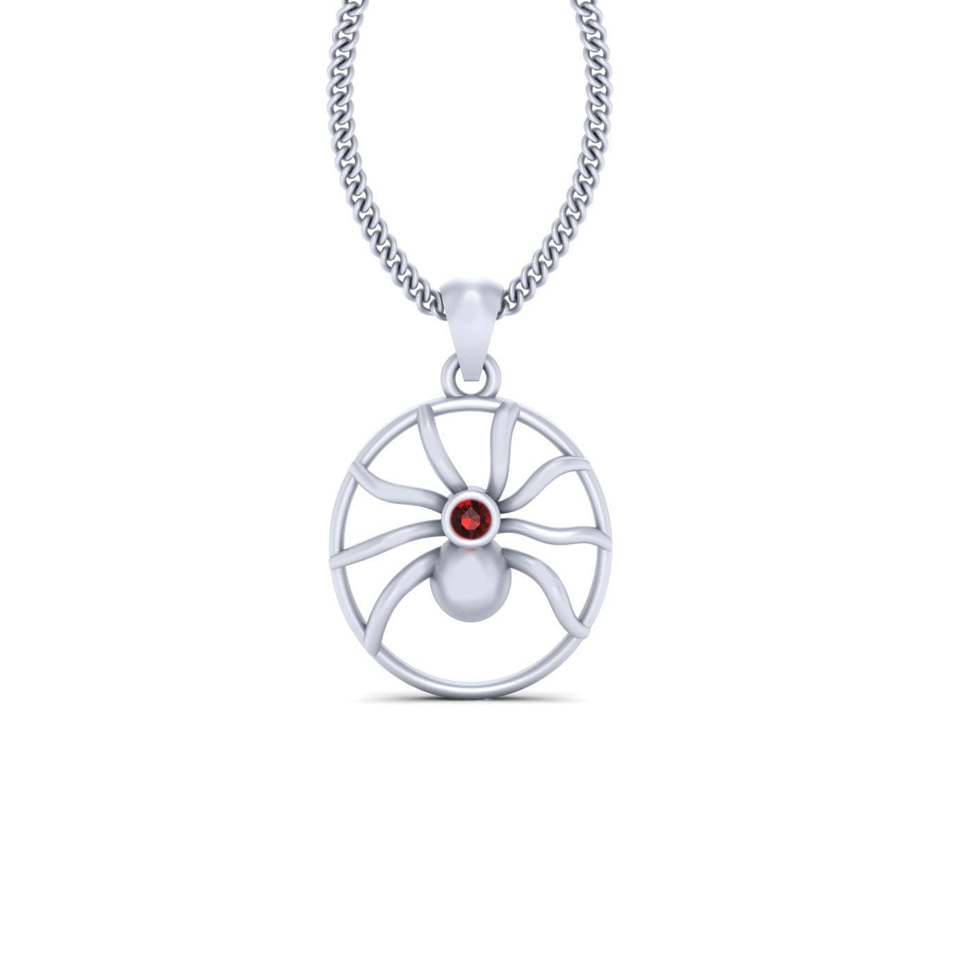 SPIDER PENDANT SILVER