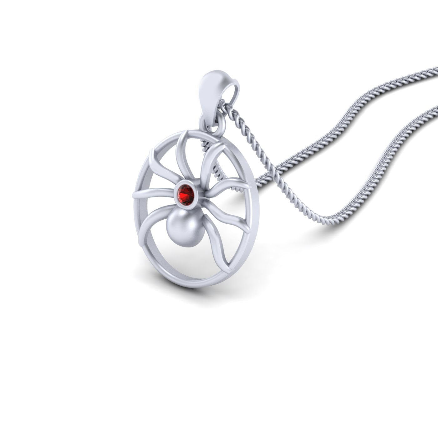 SPIDER PENDANT SILVER