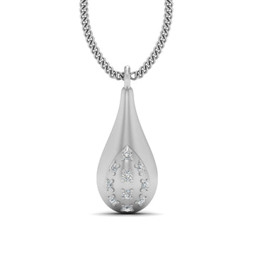 DIAMOND DROP PENDANT LOCKET