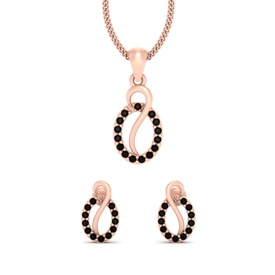 ROSE GOLD PENDANT SET