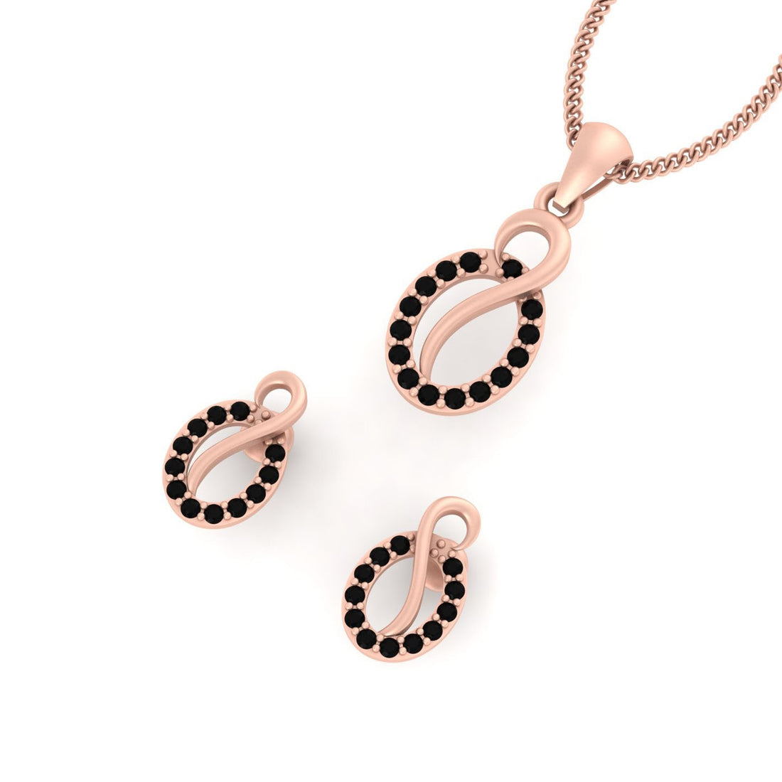 ROSE GOLD PENDANT SET