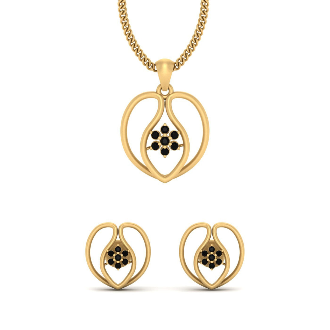 PENDANT EARRINGS SET LIGHT