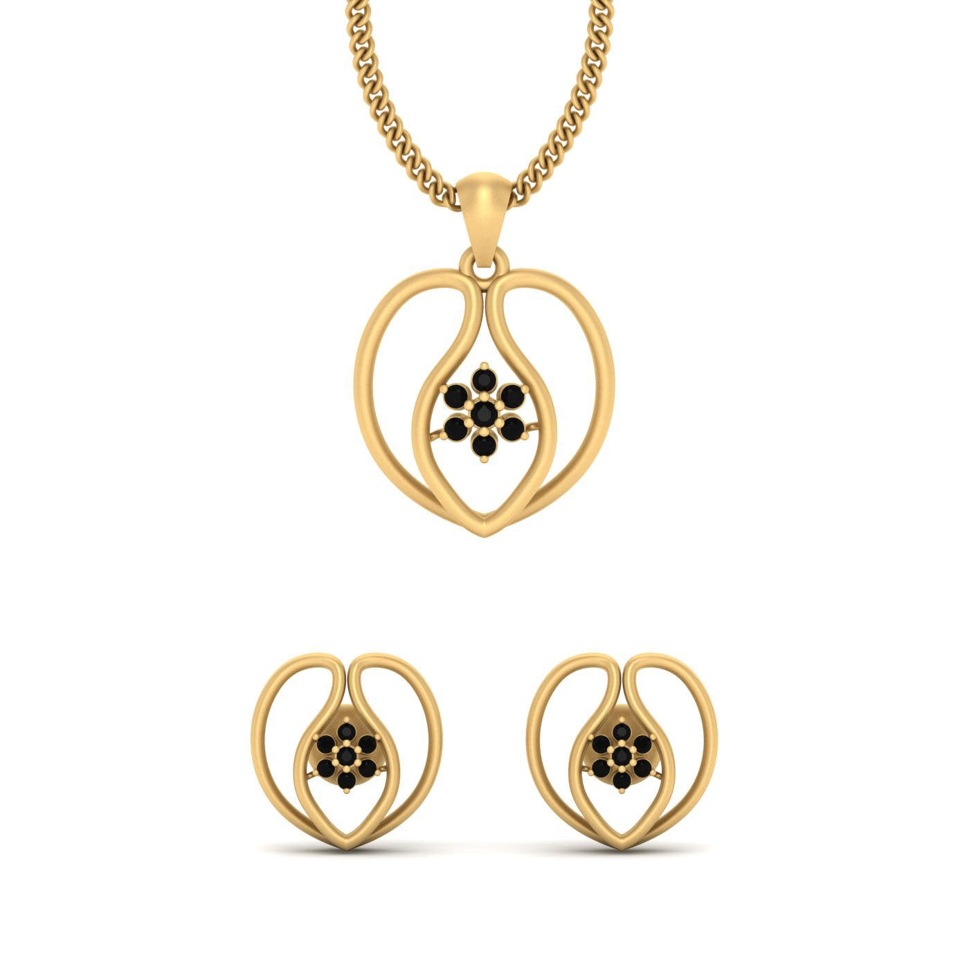 PENDANT EARRINGS SET LIGHT