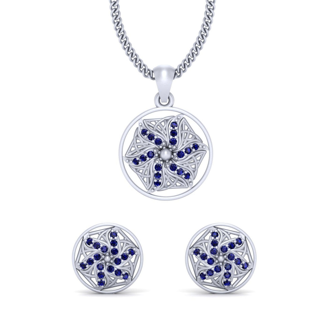 ART NOUVEAU PENDANT SET