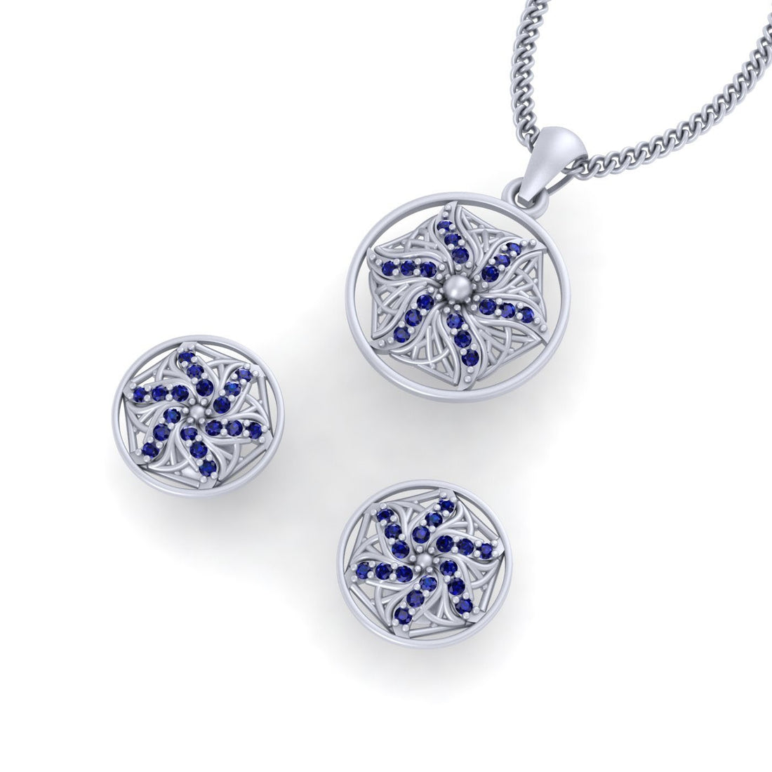 ART NOUVEAU PENDANT SET