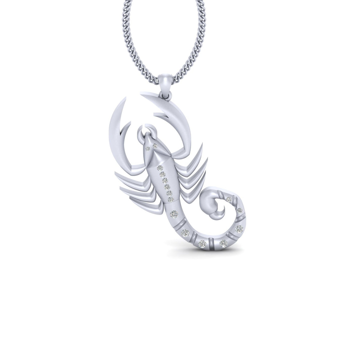 DIAMOND SCORPION PENDANT