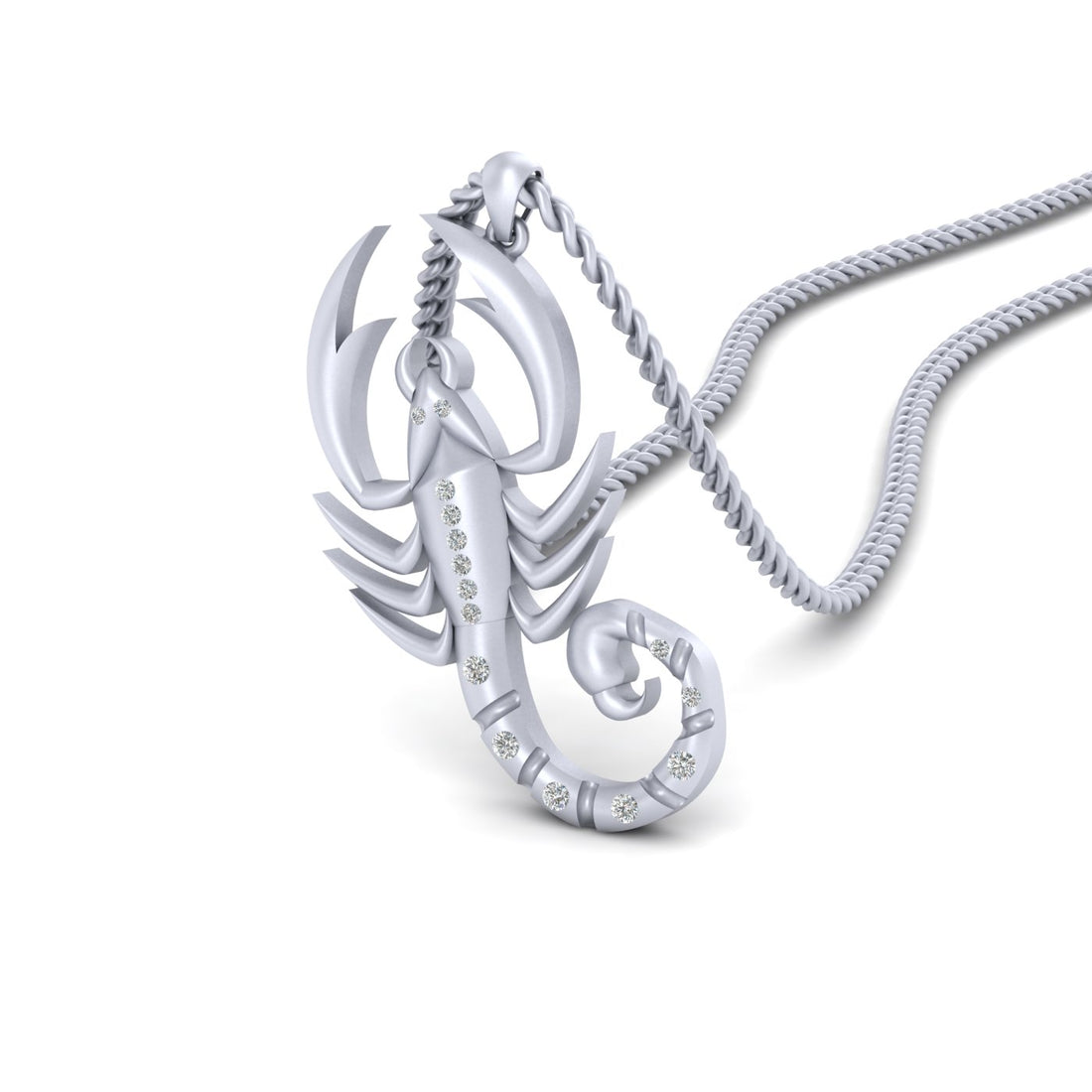 DIAMOND SCORPION PENDANT