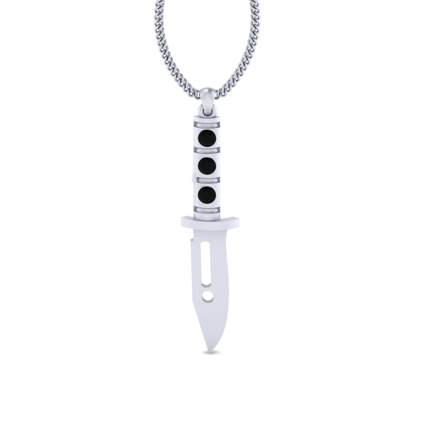 BLACK ONYX DAGGER PENDANT
