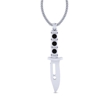 BLACK ONYX DAGGER PENDANT