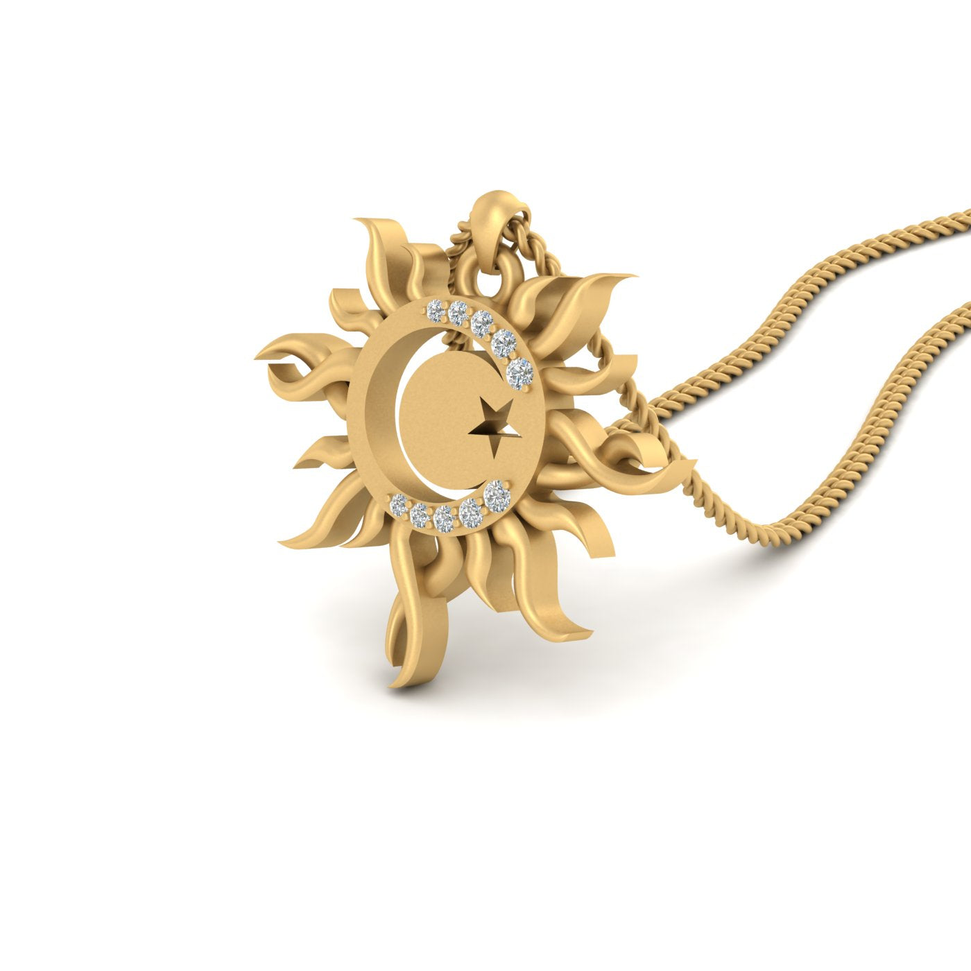 STERLING SILVER CELESTIAL PENDANT