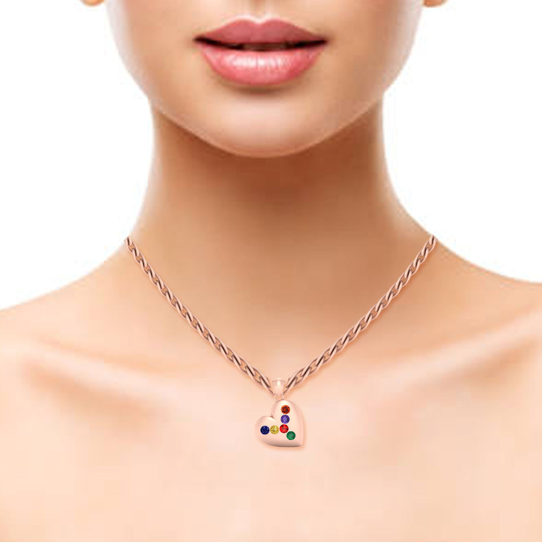 HEART LGBTQ LESBIAN PENDANT