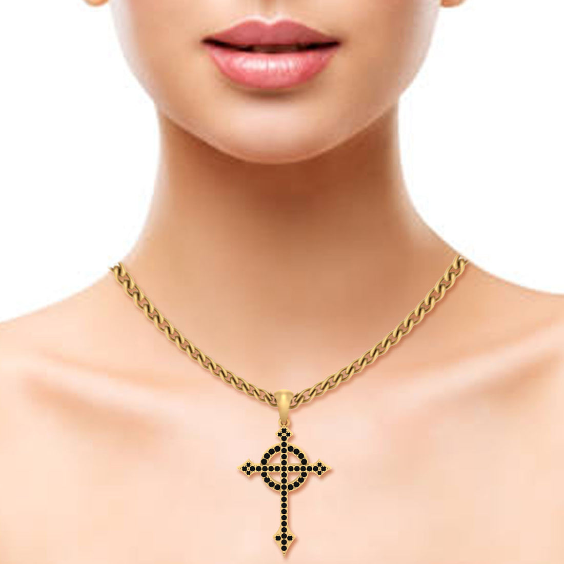HOLY CROSS PENDANT LOCKET