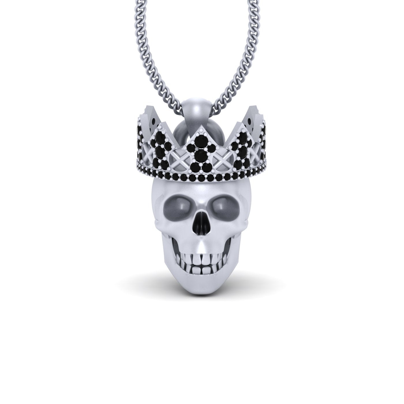 KING CROWN SKULL PENDANT