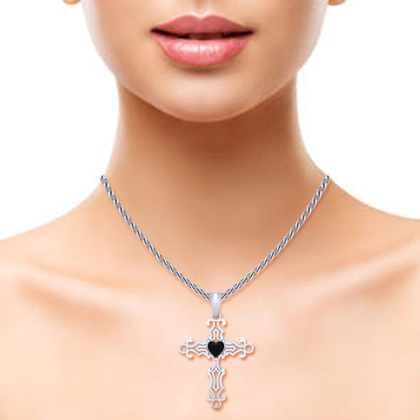 SILVER CELTIC CROSS PENDANT