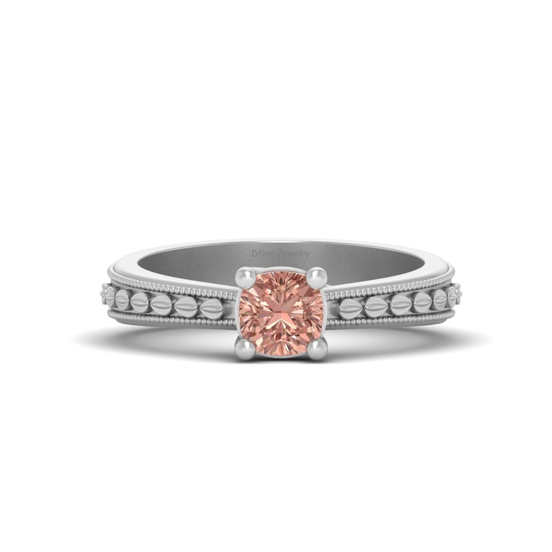 CHAMPAGNE DIAMOND WEDDING RING