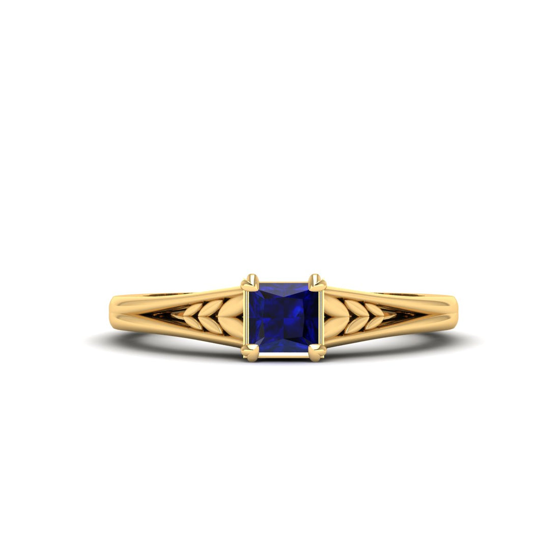 BLUE SAPPHIRE ENGAGEMENT RING