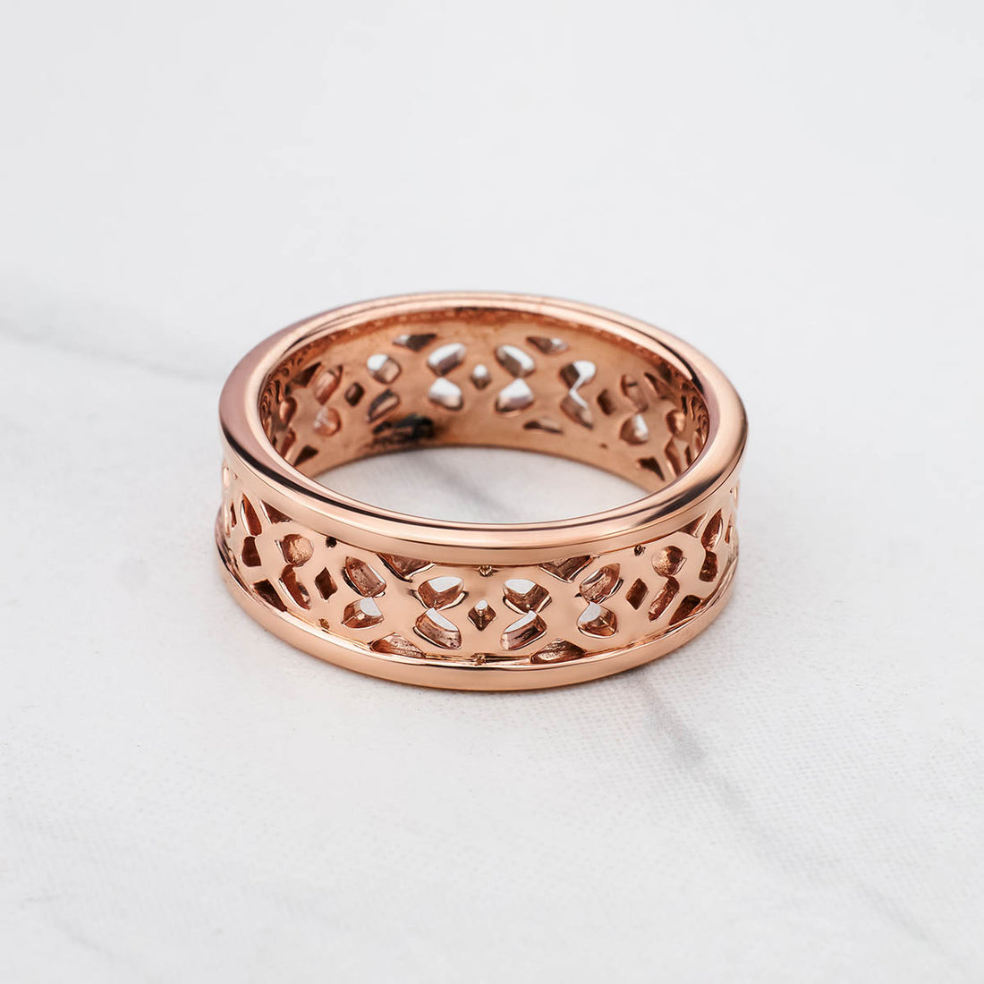 Celtic Wedding Band for Men Love Knot Anniversary Band Gift Him