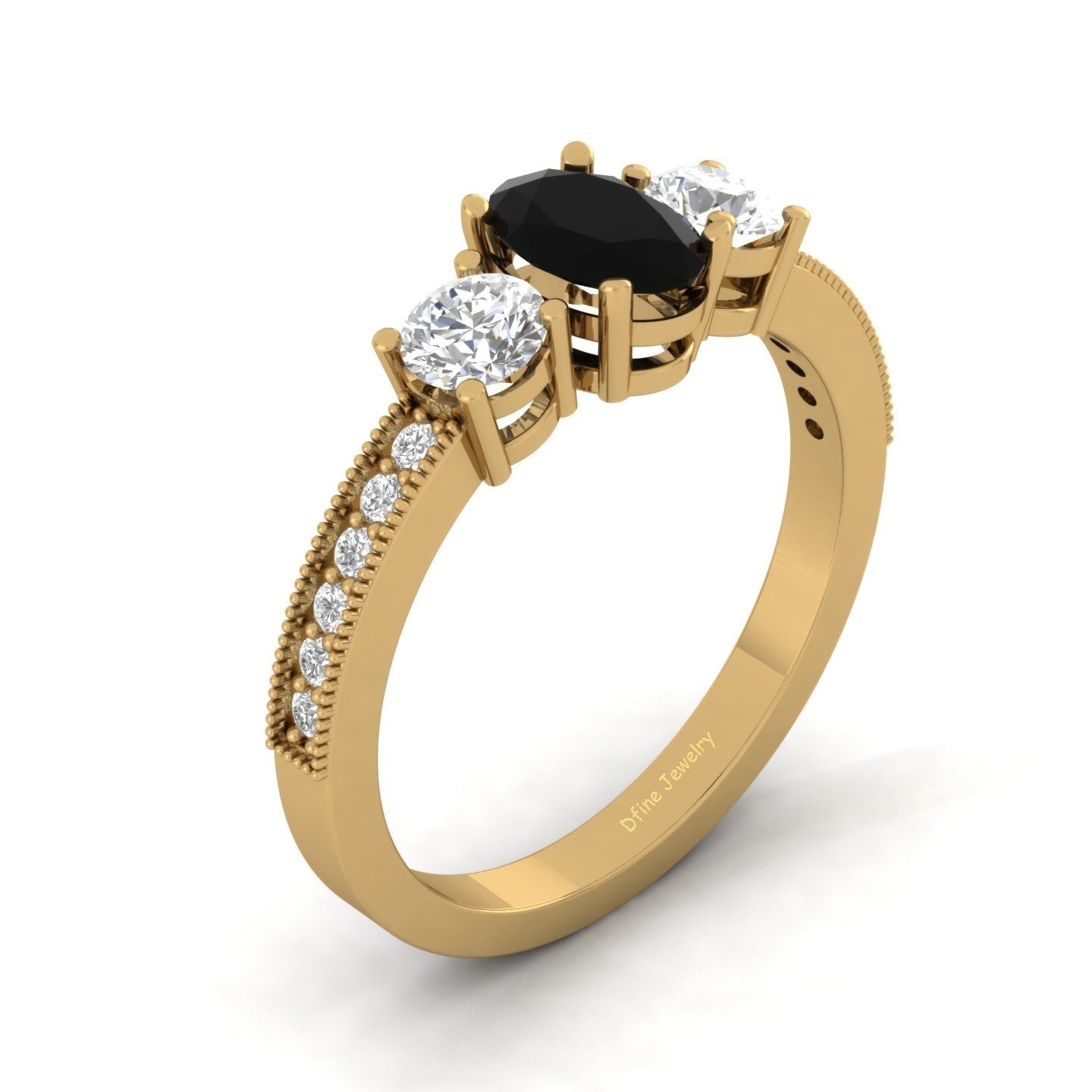 Three Stone Engagement Rings