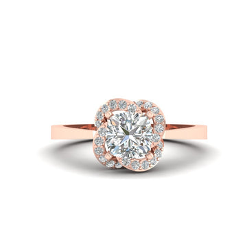 CUSHION DIAMOND WEDDING RING