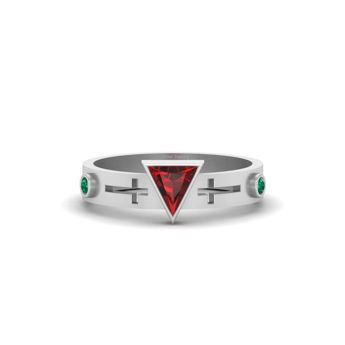 HOLY CROSS ENGAGEMENT RING