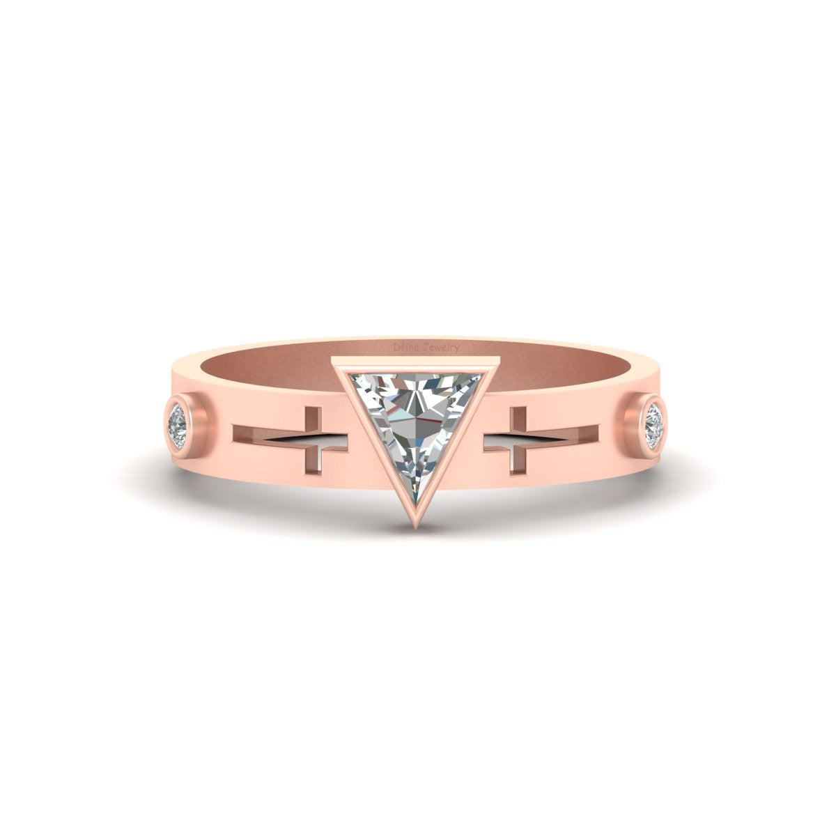 DIAMOND HOLY CROSS RING
