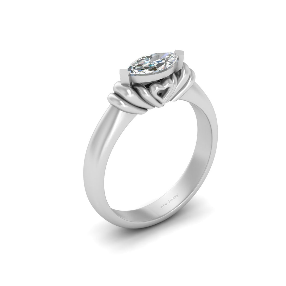 MARQUISE DIAMOND SOLITAIRE RING