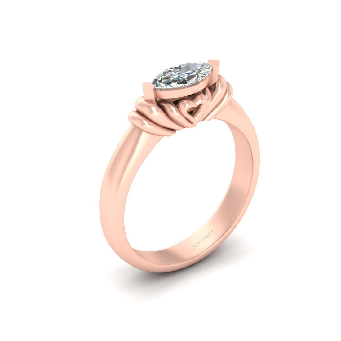 MARQUISE DIAMOND SOLITAIRE RING