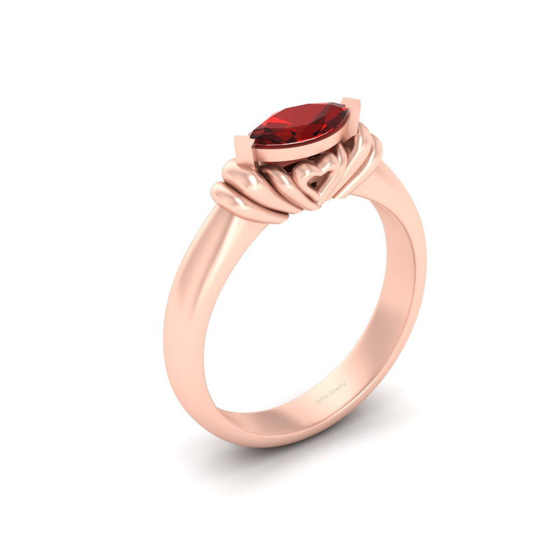 HEART BASE ENGAGEMENT RING