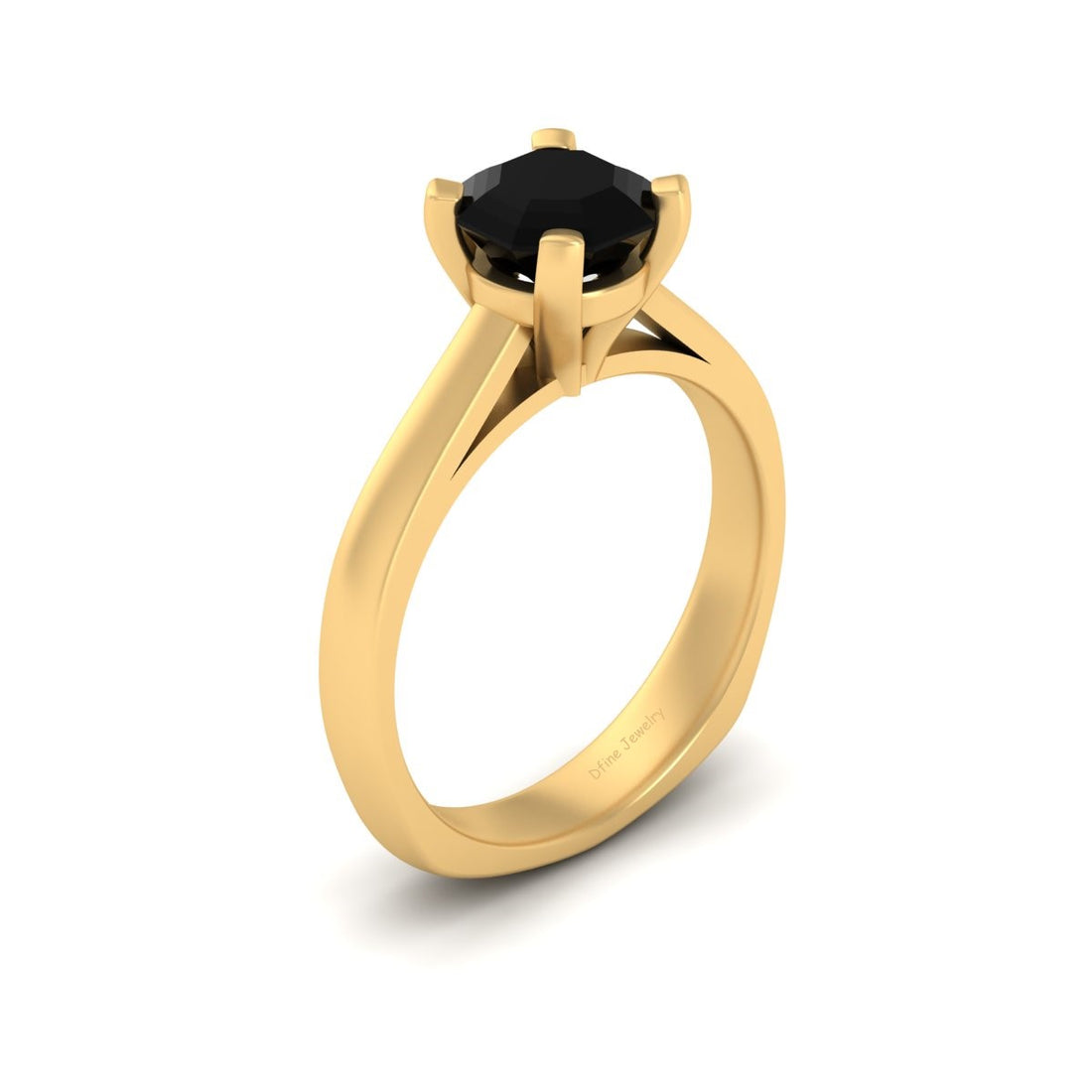 ONYX BLACK ENGAGEMENT RING