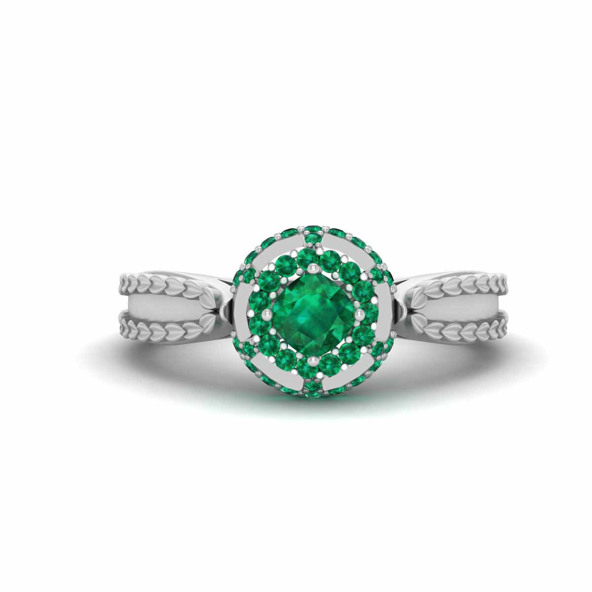 LEAF WEDDING RING FOR HER