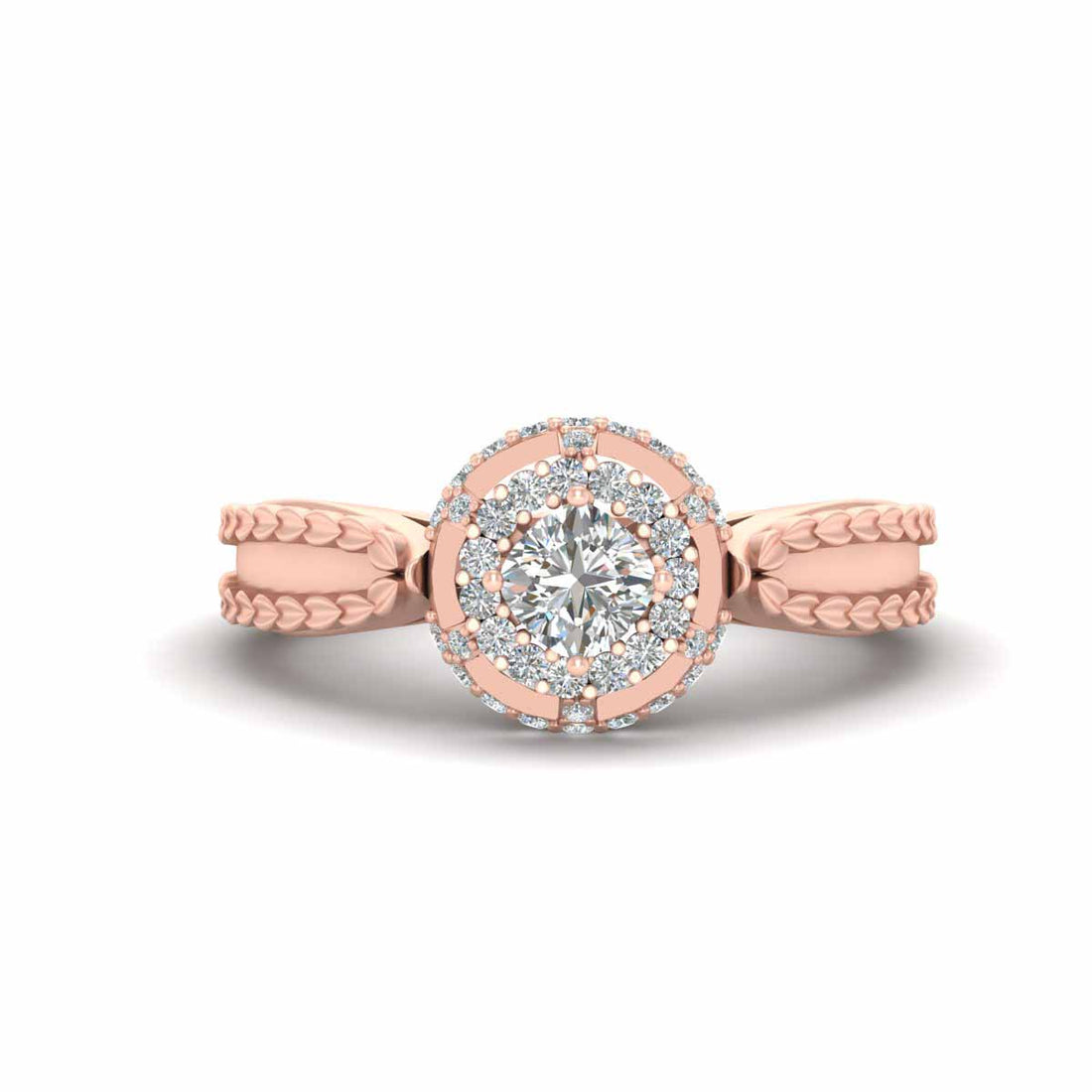 DOUBLE HALO DIAMOND RING