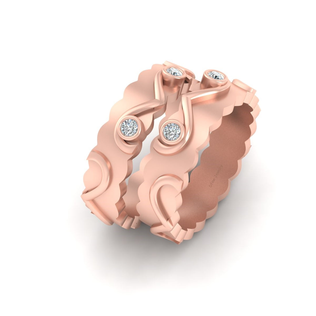 0.12tcw Diamond Wedding Bands