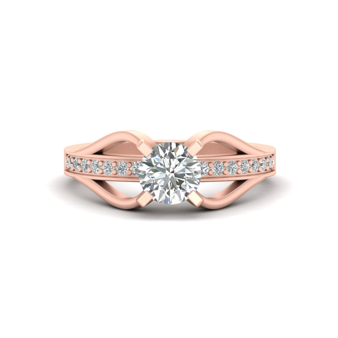 0.80CT MOISSANITE WEDDING RING