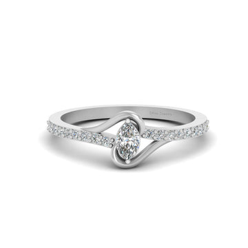 MARQUISE DIAMOND WEDDING RING